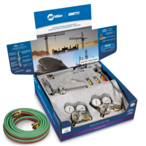 Miller Smith – Heavy Duty Combination Torch Outfit with Propane/Natural Gas Tips, CGA 510 HBA-30510LP